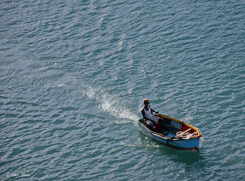 Fischer vor St. Maarten