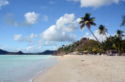Strand auf Antigua